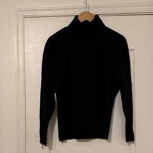 White House Black Market Turtleneck Sweater with Zipper Detail